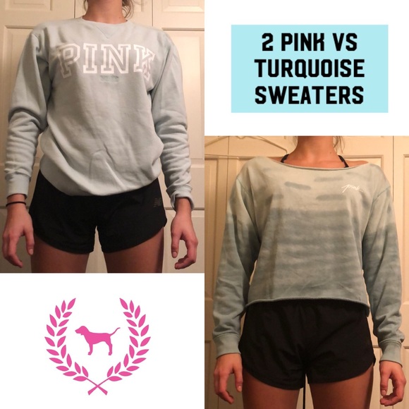 Two Pink VS Sweaters - Picture 1 of 8
